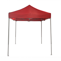 Carpa Plegable Promocional de 3x3 Metros para Interiores, con Impresión Personalizada, para Eventos, Fiestas, Ferias Comerciales, con Logotipo, de una Sola Capa