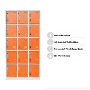 <span class=keywords><strong>Bureau</strong></span> à domicile moderne personnalisé <span class=keywords><strong>Casier</strong></span> en acier à 15 portes pour le <span class=keywords><strong>courrier</strong></span> Armoire-penderie en métal de haute qualité <span class=keywords><strong>Casier</strong></span> de rangement pour meubles avec serrure à clé - Product Image 5