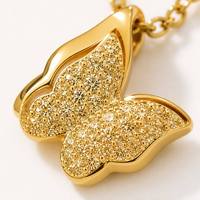 Juego de Joyería de Acero Inoxidable Dorado con Circonitas, Collar, Pulsera y Aretes a Juego, Hipoalergénico, Resistente al Agua, Juego de Regalo OEM