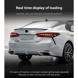 Đèn hậu <span class=keywords><strong>LED</strong></span> ô tô Camry RGB 2018-2023, đèn sương mù tự động, đèn chạy ban ngày, đèn phanh, đèn xi nhan, lắp đặt dễ dàng, phụ kiện ô tô cho Toyota - Product Image 6