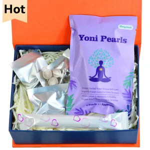Vaginal Clean Point Private Label Original Yoni Detox Pearls Set Bulk 3 In 1 Perle Suppliers Pcos 3 Pearls +1 Applicator