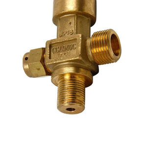 Vanne de bouteille de gaz à commande manuelle, vanne de bouteille d'oxygène en acier QF-2G1 CGA580 CGA540 CGA540C, manuelle - Product Image 4