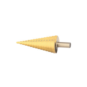 <b>Step</b> <b>Drill</b> Bit Set 4-32mm High Speed Steel For Masonry Concrete Drilling - Product Image 4