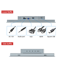 Écran tactile industriel RS232 de 15,6 pouces, montage VESA intégré, ordinateur d'automatisation, panneau de commande PLC J1900, PC Win10 en stock