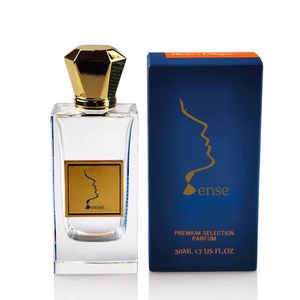 <span class=keywords><strong>2023</strong></span> nouvelle mode prête à être expédiée vide verre lourd hommes bouteille d'eau de cologne 50 ml et boîte d'emballage en papier rigide ensemble complet - Product Image 5