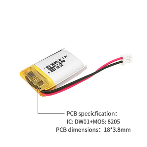 UFX 골드 공급업체 리튬 폴리머 배터리 <span class=keywords><strong>3.7v</strong></span> 520mah 고온 충전식 <span class=keywords><strong>Lipo</strong></span> 배터리 판매 중 - Product Image 3