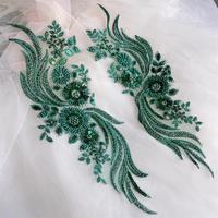 Nouveaux accessoires de robe de mariée en dentelle brodée de paillettes colorées vintage bricolage perle