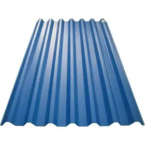China Factory DX51 DX52 DX53 Zinc Metal Coated Galvanized PPGI Corrugated Roofing Sheet For Sale