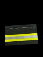 Pochette à outils d'urgence en toile à rayures réfléchissantes haute visibilité, sac de rangement portable pour pompiers, petites pièces, fermeture éclair