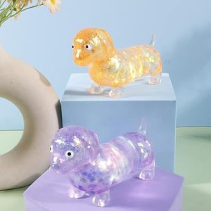 Jouet Squishy Teckel Brillant Texture Maltose Douce <span class=keywords><strong>Anti</strong></span>-<span class=keywords><strong>Stress</strong></span> Balle Sensorielle pour Enfants et Adultes <span class=keywords><strong>Anti</strong></span>-Anxiété - Product Image 5