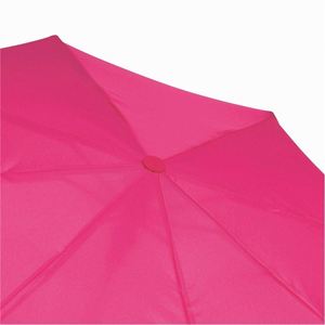 ร่มพับกึ่งอัตโนมัติ สีชมพูสด ป้องกันลม พกพาสะดวก สำหรับผู้หญิง - Product Image 2