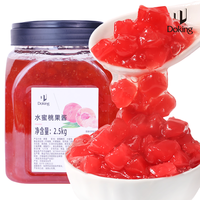 Doking Fruit Jam Helala Peach Fruit Jam for Bubble Tea Desserts Bakes Milk Tea Ingredients