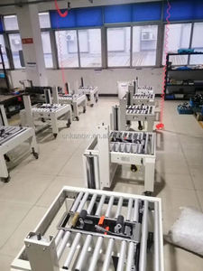 Elektrische Halbautomatische Einfach zu Bedienende Versiegelungsmaschine <span class=keywords><strong>POPP</strong></span>/PVC-Band für Lebensmittel- und Getränkekartons Kaltsiegelung Edelstahl - Product Image 4