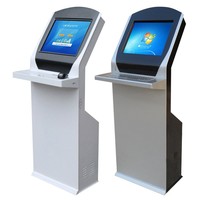 Système de gestion des files d'attente intérieures personnalisable multilingue avec billets de file d'attente intelligents à écran tactile et logo personnalisé