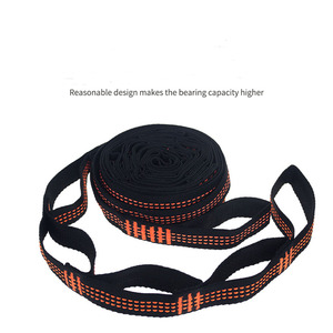 Sangles d'<span class=keywords><strong>arbre</strong></span> à boucle de camping en plein air avec mousqueton clip crochet d'escalade bouton hamac balançoire sangles d'<span class=keywords><strong>arbre</strong></span> - Product Image 6
