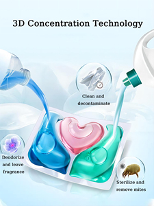 Tableta de detergente para ropa Orgánica 3 en 1 personalizada cuentas de lavandería fragantes con <span class=keywords><strong>suavizante</strong></span> de telas - Product Image 3