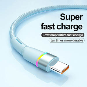 240W yüksek güç 4 in 1 USB C kablosu kademeli ışık hızlı şarj için mobil dizüstü Tablet 2M ODM özel Logo - Product Image 4