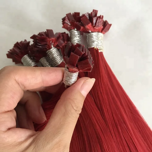 Extensions de cheveux humains vierges Jasmine Beauty Private Label, kératine italienne, pointe plate, Remy, pré-collées, cuticules alignées. - Product Image 2