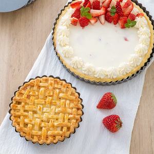 Nuova teglia da forno rotonda staccabile in pizzo resistente al calore e facile da pulire per <span class=keywords><strong>torte</strong></span>/<span class=keywords><strong>torte</strong></span>/pizze - Product Image 4