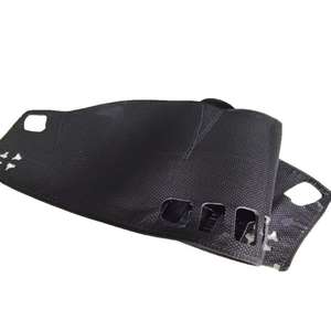 Housse et tapis de tableau de bord de voiture imperméables et antistatiques pour conduite à droite avec matériau moelleux à poils longs pour Corolla - Product Image 6