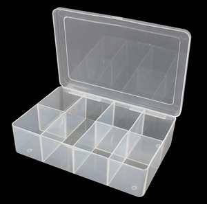 29505 7 không gian nhựa hình chữ nhật tiêm hạt lưu trữ Box Craft lưu trữ Organizer trường hợp - Product Image 1