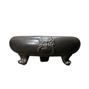 Maceta de Arcilla Morada con Diseño de Cara de Animal, Sin Orificios de Drenaje, para Plantas Acuáticas, Bonsái, Recipiente para Agua - Product Image 5