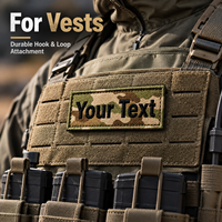 Écussons tactiques brodés personnalisés professionnels avec fixation auto-agrippante, badges de marque personnalisés pour vêtements et équipements d'extérieur