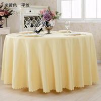 Housse de table ronde en polyester personnalisée lavable, nappes blanches pour événements, mariages, hôtels, fêtes, restaurants