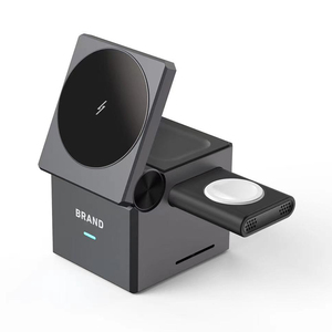 Nuovi prodotti Gadget <span class=keywords><strong>Tech</strong></span> magnetico portatile pieghevole 3 <span class=keywords><strong>in</strong></span> 1 cubo di ricarica Wireless stazione di ricarica - Product Image 5
