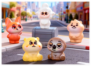 Miniature di Animali Cartoon Zootopia <span class=keywords><strong>per</strong></span> Educazione Precoce, Giocattoli in Resina di Piccole Creature Marine <span class=keywords><strong>e</strong></span> Animali della Fattoria <span class=keywords><strong>e</strong></span> della Foresta <span class=keywords><strong>per</strong></span> Casa delle Bambole - Product Image 4