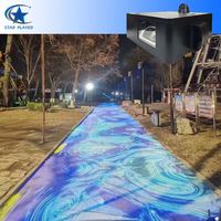 Sistema de Software de Proyección Interactiva con Mapeo de Video 3D y Espectáculo de Luces Láser para Exteriores y Bosques STAR PLAYER HW6000U