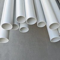 Conduit de télécommunications en PVC-U DN32-DN110, paroi de 2,0-3,0 mm, haute pression, durable, haute densité, pour communication souterraine par fibre optique