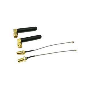 Antenne externe omnidirectionnelle 2dBi IoT sans fil en caoutchouc pour carte mère intelligente 433 MHz, antenne <span class=keywords><strong>Internet</strong></span> compacte avec câble SMA RF1.13 - Product Image 3