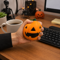 Citrouille géante d'Halloween anti-stress, jouet fantaisie à remontée lente et douce pour cadeaux de fête, enfants et adultes