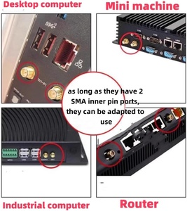 Antenne WiFi <span class=keywords><strong>6</strong></span> 6E externe à base magnétique pour carte mère de PC de bureau (Asus ROG Strix Z690/B460/B360/H610/H670/M13H/M12/M11) 2T2R - Product Image 4