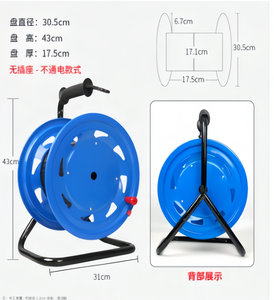 Enrouleur de câble automatique mobile 220V10A/16A320mm pour le génie électrique Enrouleur de câble industriel Enrouleur de câble en plastique - Product Image 6