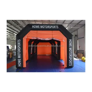 2023 Hot sale car spray paint booth inflatable, mobile inflatable paint tent for car maintaining