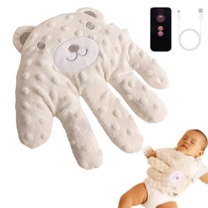 Cuscino Che Batte Per Neonati: Peluche Calmante Con Movimento Dolce, Telecomando, Antistartle, In Tessuto Morbido, Per Bambina E Bambino