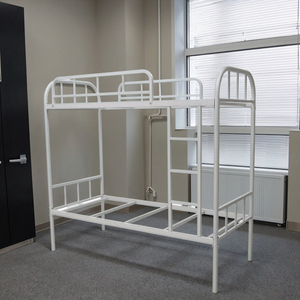 Children's <strong>Double</strong> Bunk <strong>Bed</strong> Kids' <strong>Princess</strong> Bedroom Furniture in Metal for School Use - Product Image 2