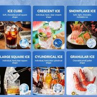 BINGEEDIY Fabricant de glace à neige de grande capacité à haut rendement énergétique pour les camions de restauration occupés Y Fabricador De Hielo