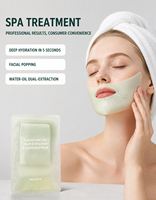 Masque Visage Éclaircissant Instantané au Collagène Peptidique, Enzymes, Huiles Essentielles, Niacinamide et Acide Hyaluronique 4D – Marque Blanche