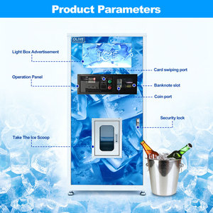 Machine à glaçons personnalisée en usine, distributeur automatique <span class=keywords><strong>de</strong></span> glaçons en granulés, machine à glaçons en cubes, production <span class=keywords><strong>de</strong></span> 100 à 500 kg/jour - Product Image 2