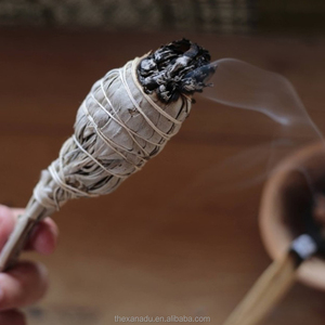 Mèches de bougies en bâtonnet de sauge blanche de californie, toutes tailles, lavande, romarin, thérapeutique, Salvia Apiana - Product Image 4