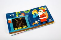 Livre de Noël OEM économique, léger, à bords lisses, avec son magique français, pour l'école à domicile et le développement précoce du cerveau