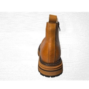 Autumn and Winter New Men's Boots Thick-Soled Boots Genuine Leather Men's Shoes Boots with Lace up and Zipper Combination - Product Image 6