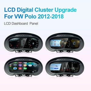 หน้าปัดเรือนไมล์อัตโนมัติ Navihua ระบบ Linux รองรับ Wireless Carplay HDMI พร้อมจอแสดงผลเสมือนจริงสำหรับรถยนต์ VW Polo ปี 2012-2018 จอ LCD สำหรับรถยนต์ - Product Image 3