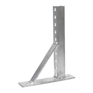 Supports cantilever galvanisés à chaud ASTM Q235 ODM OEM avec plaque murale à bras renforcé et profil en U soudé pour fixation simplifiée - Product Image 3