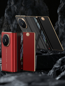 เคสโทรศัพท์หนังวีแกนพับตั้งได้ป้องกันทุกสัดส่วนดีไซน์ย้อนยุคสำหรับ Huawei matext Honor เคส PU มีขาตั้งกันกระแทก - Product Image 2