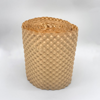 Papier kraft écologique Emballage de rembourrage dégradable Emballage de remplissage en carton cadeau Rouleau de papier à bulles