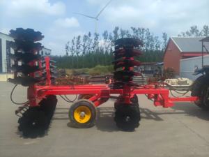 Herse à disques remorquée pour le tournage du sol Tuer les <span class=keywords><strong>chaumes</strong></span> Broyage <span class=keywords><strong>des</strong></span> terres incultes Labour Dry Paddy Field Rotary Tilling Ridging - Product Image 4